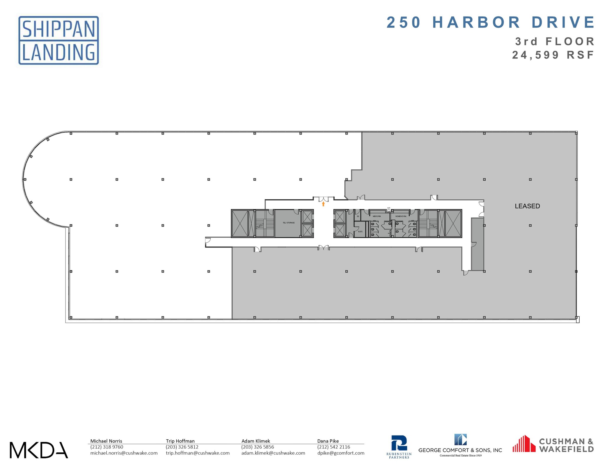 208 Harbor Dr, Stamford, CT à louer Plan d  tage- Image 1 de 1