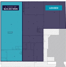 11 NW 8th St, Oklahoma City, OK à louer Plan d’étage- Image 2 de 9