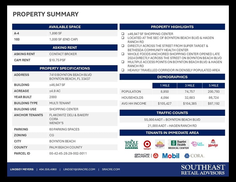 7410 Boynton Beach Blvd, Boynton Beach, FL for lease - Building Photo - Image 3 of 12