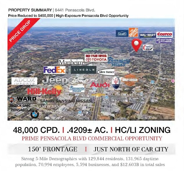 8441 Pensacola Blvd, Pensacola, FL for sale - Building Photo - Image 1 of 8