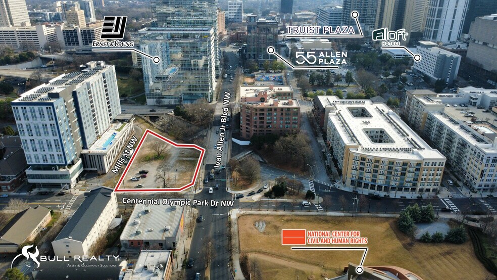 377 Centennial Olympic Park NW dr, Atlanta, GA à vendre - Photo du bâtiment - Image 3 de 32