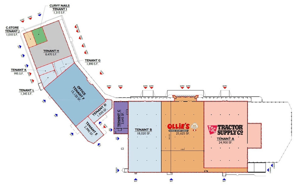 2000 Cherokee Ave, Sallisaw, OK for lease - Site Plan - Image 3 of 3