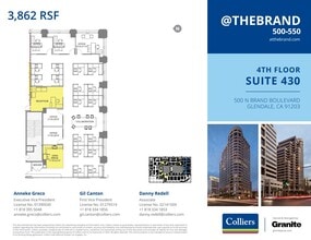 500-550 N Brand Blvd, Glendale, CA for lease Floor Plan- Image 1 of 1