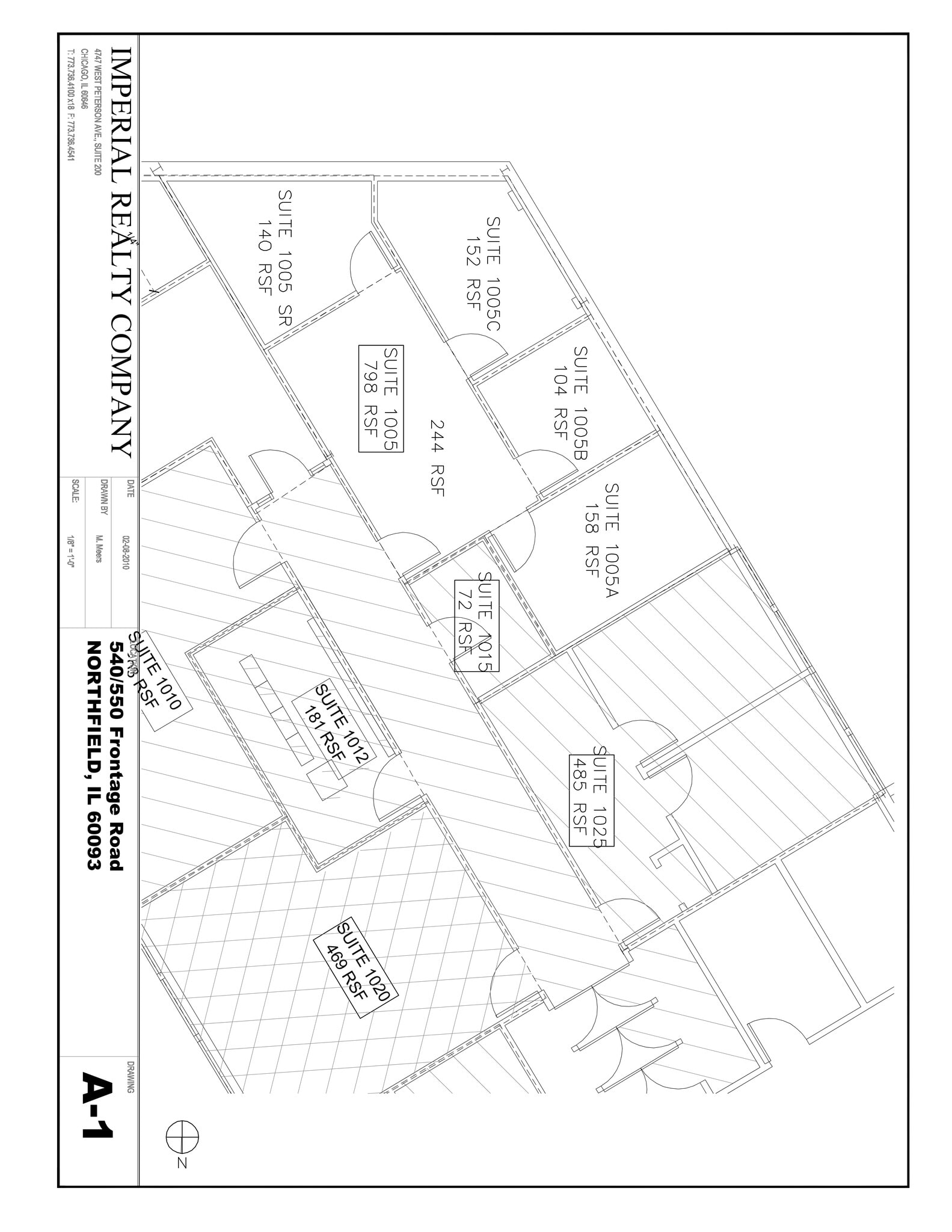 540-550 W Frontage Rd, Northfield, IL for lease Site Plan- Image 1 of 1