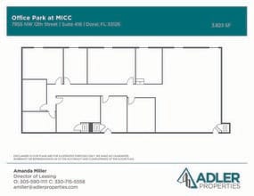 1200 NW 78th Ave, Doral, FL à louer Plan d’étage- Image 1 de 1
