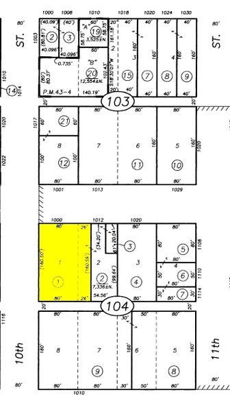 1000 K St, Sacramento, CA for lease - Plat Map - Image 3 of 59