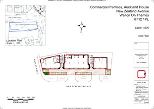 New Zealand Ave, Walton On Thames à louer Plan de site- Image 1 de 1