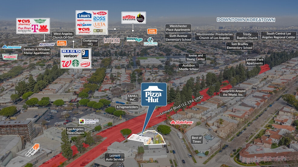 4356 Leimert Blvd, Los Angeles, CA à vendre - Photo du bâtiment - Image 2 de 6