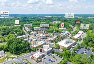 435 N Trade St, Matthews, NC - AERIAL  map view