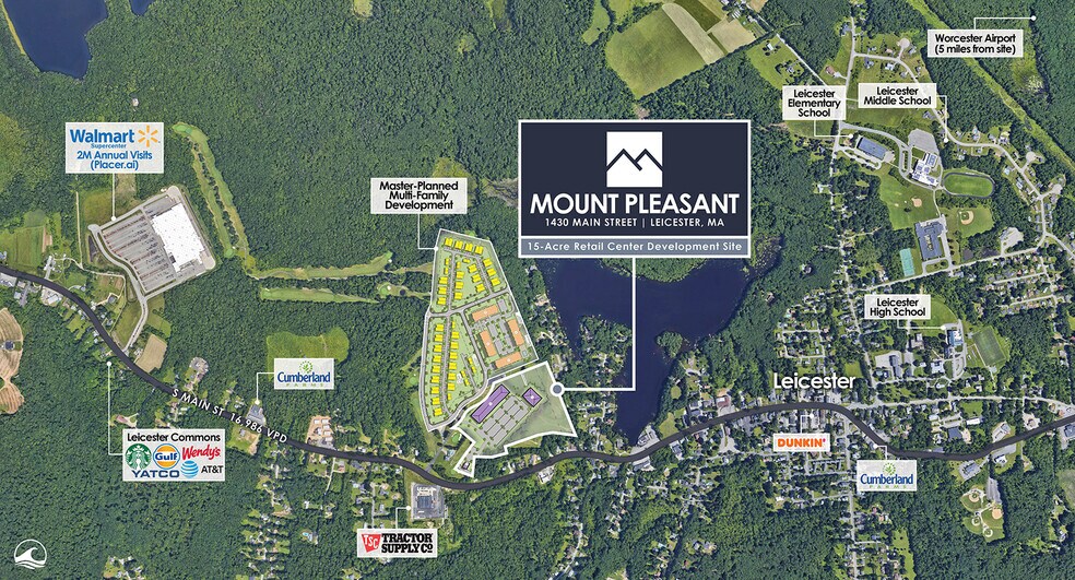 1430 Main St, Leicester, MA for sale - Building Photo - Image 2 of 2