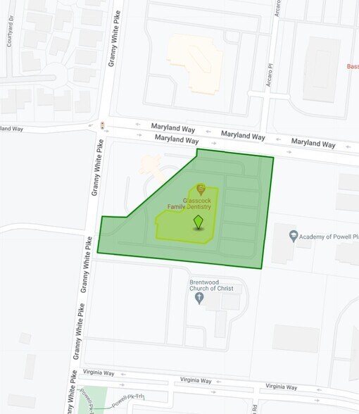 5409 Maryland Way, Brentwood, TN for lease - Plat Map - Image 2 of 7