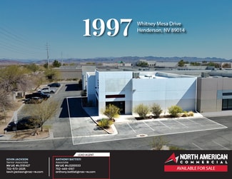 More details for 1997 Whitney Mesa Dr, Henderson, NV - Industrial for Sale