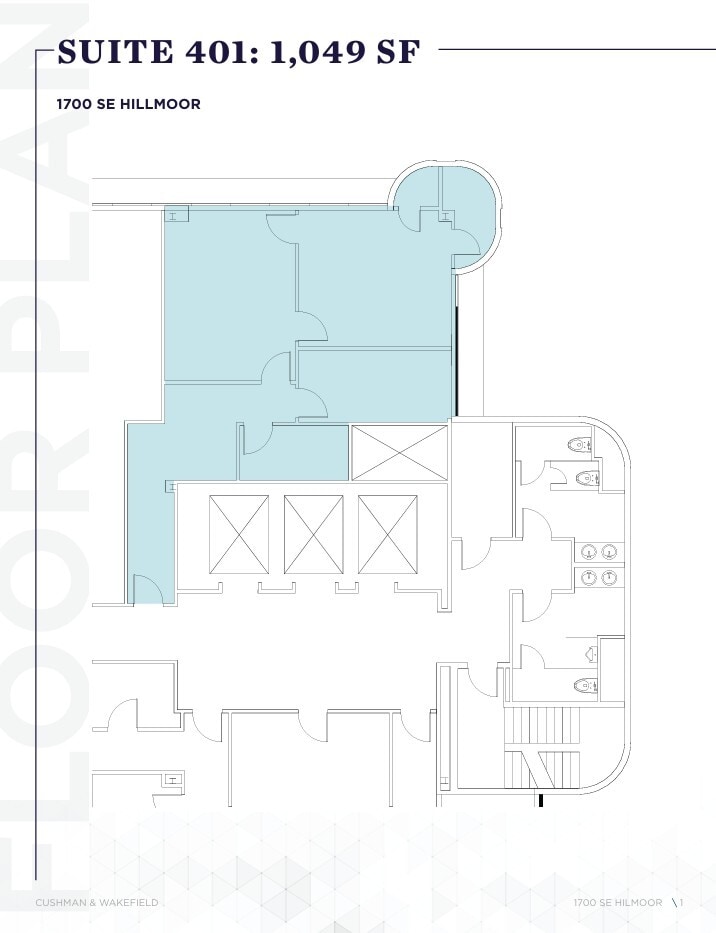 1700 SE Hillmoor Dr, Port Saint Lucie, FL for lease Floor Plan- Image 1 of 1
