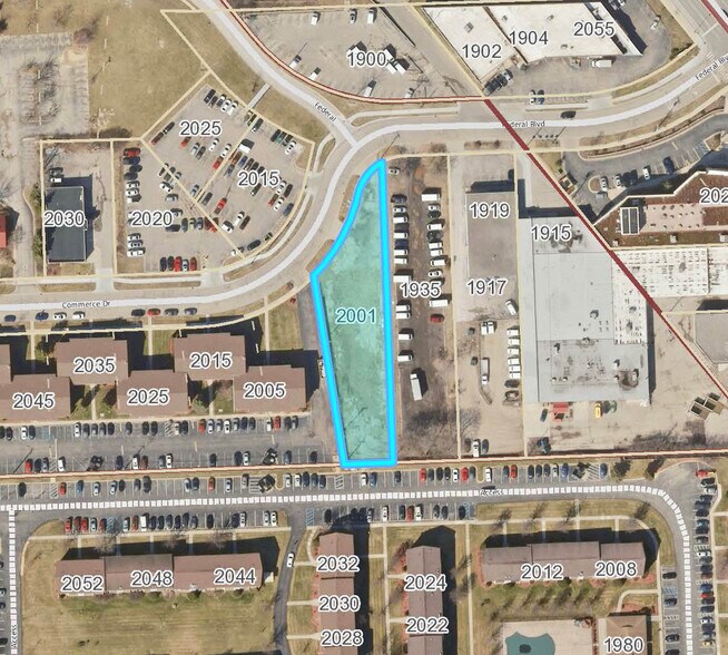 2001 Commerce Blvd, Ann Arbor, MI à vendre - Aérien - Image 2 de 3