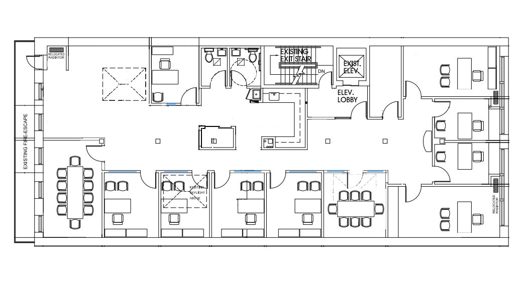 110 W 27th St, New York, NY à louer Plan d’étage- Image 1 de 7