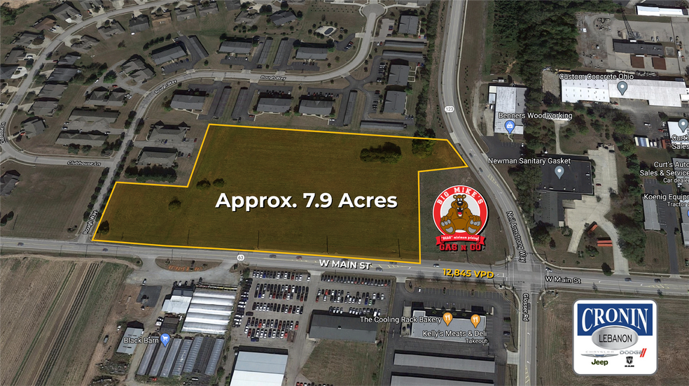 1010 W Main St, Lebanon, OH à vendre - Aérien - Image 2 de 3