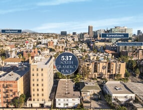 537 S Gramercy Pl, Los Angeles, CA - Aerial map view - Image1