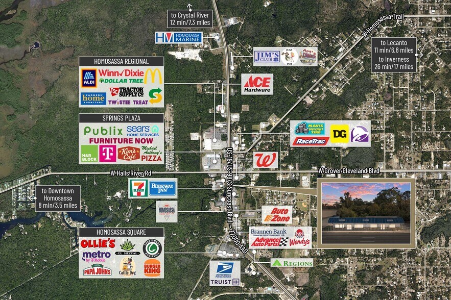 4065 S Suncoast Blvd, Homosassa, FL à louer - Photo du bâtiment - Image 3 de 24