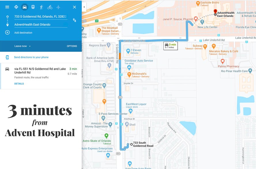 733 S Goldenrod Rd, Orlando, FL à vendre - Photo du bâtiment - Image 3 de 27