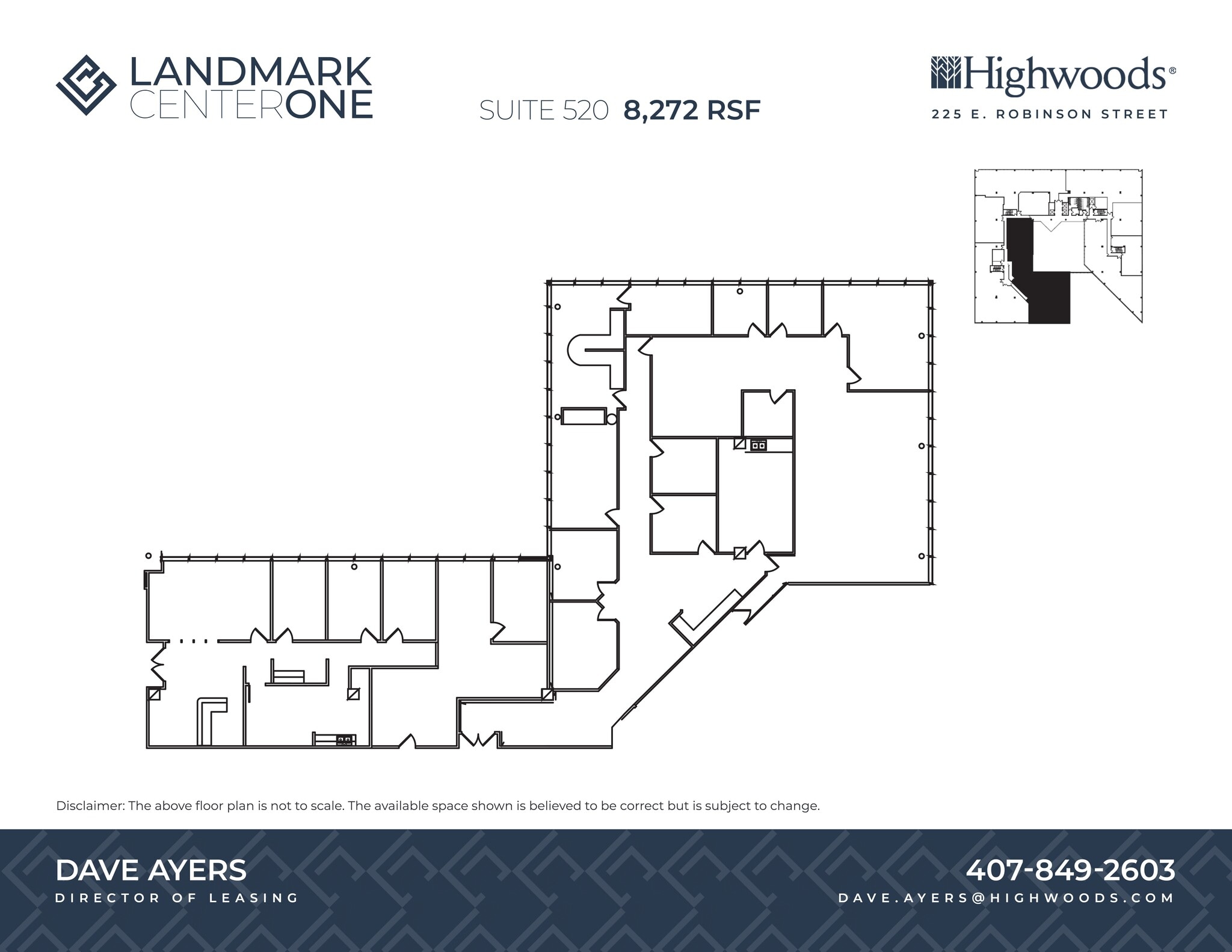 225 E Robinson St, Orlando, FL for lease Site Plan- Image 1 of 1