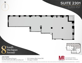 8 S Michigan Ave, Chicago, IL à louer Plan d  tage- Image 1 de 1