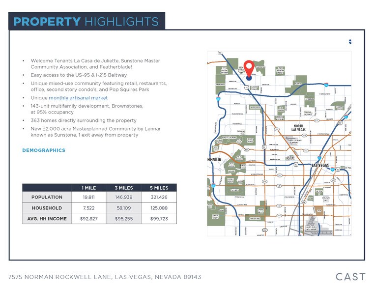 7557 Norman Rockwell Ln, Las Vegas, NV à louer - Photo du bâtiment - Image 2 de 6