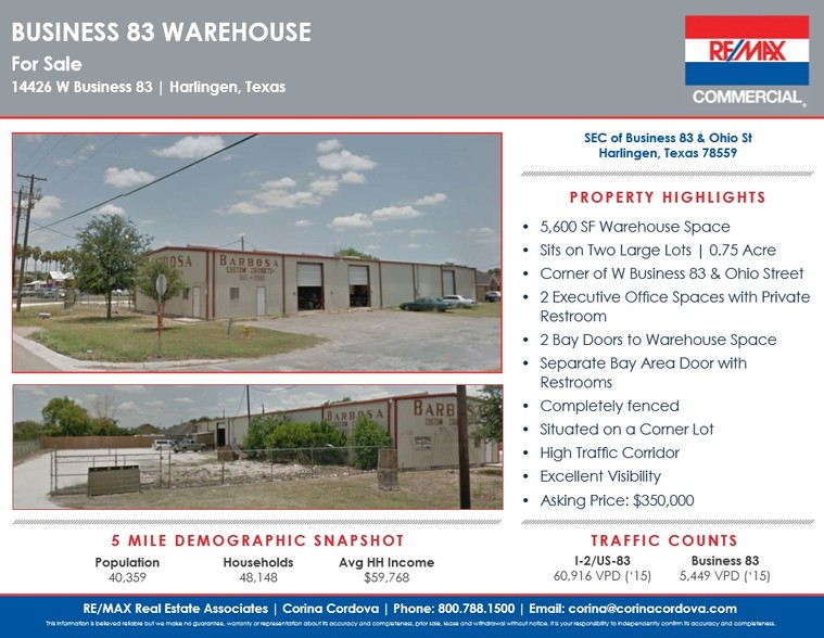 14426 US 83 Business, Harlingen, TX à vendre - Photo principale - Image 1 de 1