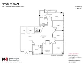 1061 E Indiantown Rd, Jupiter, FL à louer Plan d’étage- Image 1 de 1