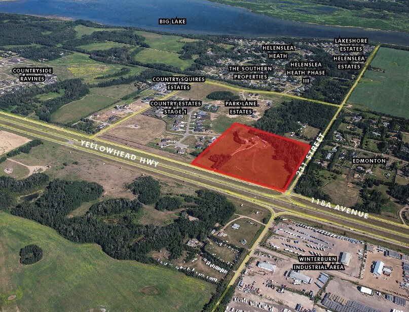 Highway 16, Parkland County, AB for sale Aerial- Image 1 of 1