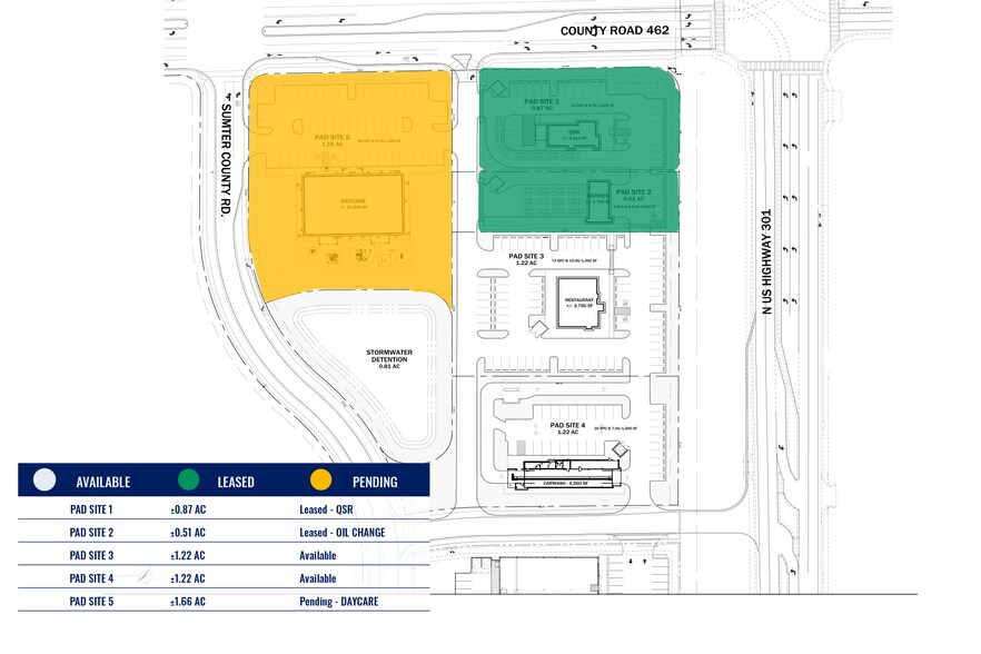 US - 301 & CR - 462, Wildwood, FL à vendre - Photo du bâtiment - Image 1 de 3