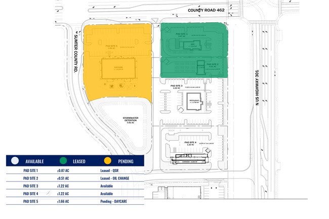 Plus de détails pour US - 301 & CR - 462, Wildwood, FL - Terrain à vendre