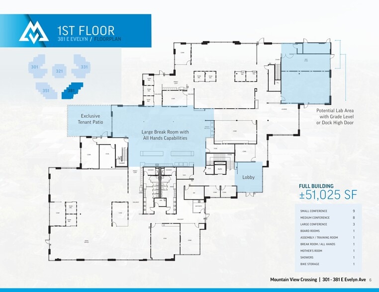 381 E Evelyn Ave, Mountain View, CA for lease - Floor Plan - Image 1 of 2