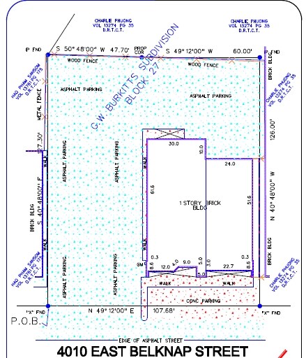 4008-4010 E Belknap St, Haltom City, TX à louer - Plan cadastral - Image 2 de 16