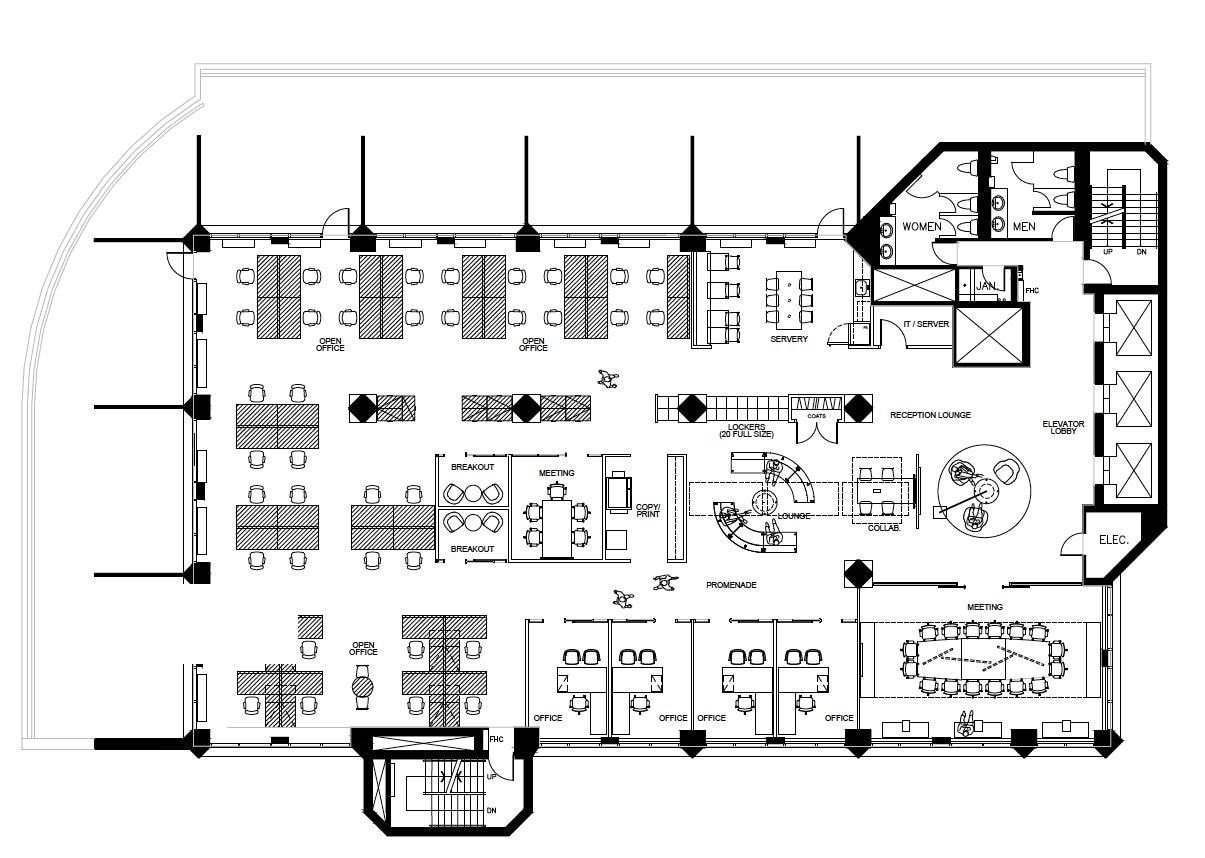 1 St Clair Ave E, Toronto, ON for lease Floor Plan- Image 1 of 1