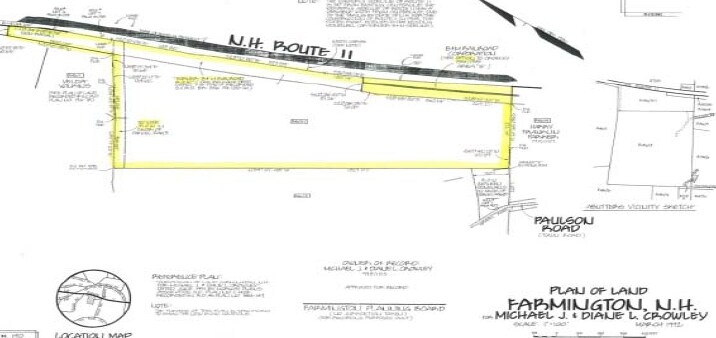 Route 11, Farmington, NH à vendre - Plan cadastral - Image 3 de 6