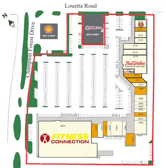 16616-16744 Champion Forest Dr, Spring, TX à louer - Photo du bâtiment - Image 2 de 7