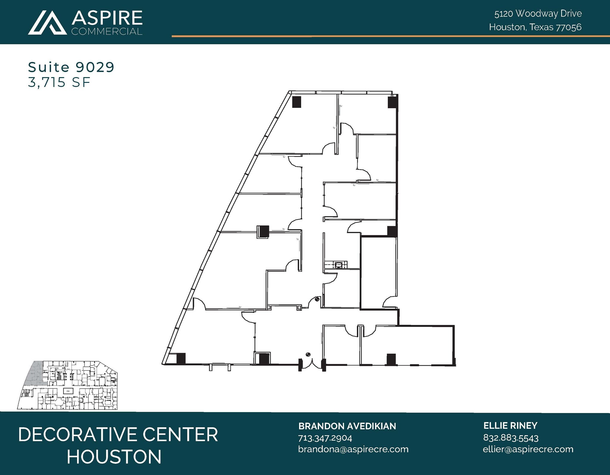 5120 Woodway Dr, Houston, TX for lease Floor Plan- Image 1 of 1