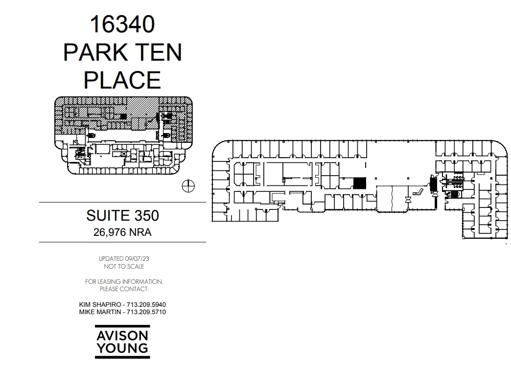 16340 Park Ten Place Dr, Houston, TX à louer Plan d’étage- Image 1 de 1