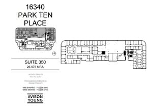 16340 Park Ten Place Dr, Houston, TX à louer Plan d’étage- Image 1 de 1