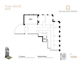 2200 Ross Ave, Dallas, TX à louer Plan d  tage- Image 1 de 1