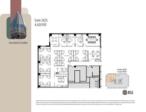 1 N Franklin St, Chicago, IL à louer Plan d’étage- Image 1 de 3