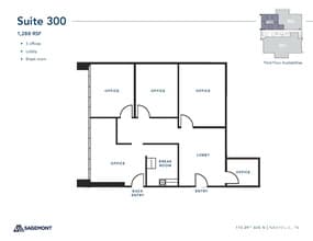 110 29th Ave N, Nashville, TN à louer Plan d’étage- Image 1 de 1