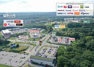 333 SW Cutoff, Northborough, MA - AERIAL  map view