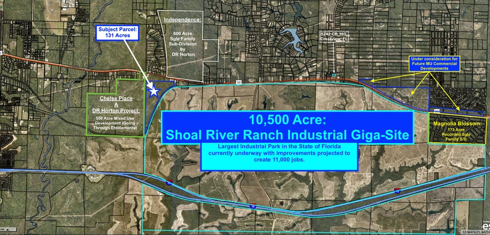 0 HWY 90 Hwy, Crestview, FL à vendre - Aérien - Image 2 de 5