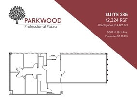 5501 N 19th Ave, Phoenix, AZ for lease Floor Plan- Image 1 of 2