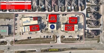 5101 Main Street, The Colony, TX à louer Plan de site- Image 1 de 1