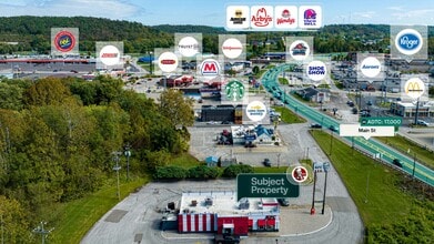 709 Main St, Ripley, WV - AÉRIEN Vue de la carte