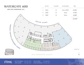 600 New Hampshire Ave NW, Washington, DC for lease Floor Plan- Image 1 of 1