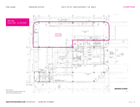 724 E 1st St, Los Angeles, CA à louer Plan d  tage- Image 1 de 1