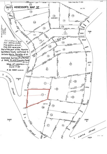 5555 Leona St, Oakland, CA for sale - Site Plan - Image 2 of 4